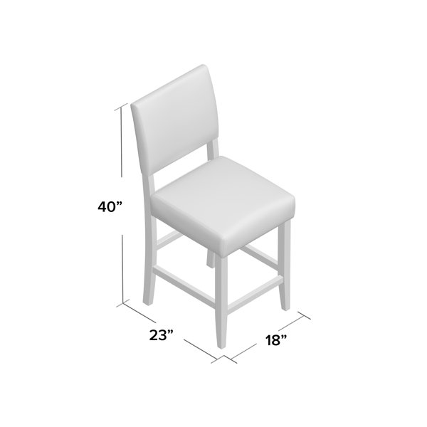 Gracie Oaks Jennifer Wood 24" Counter Stool & Reviews Wayfair